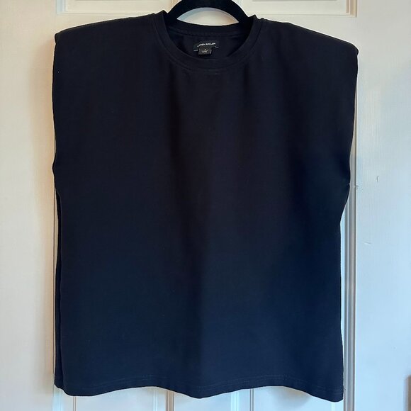 Karen Millen Ponte Shell Top with Structured Shoulders - Size Small - Picture 2 of 4